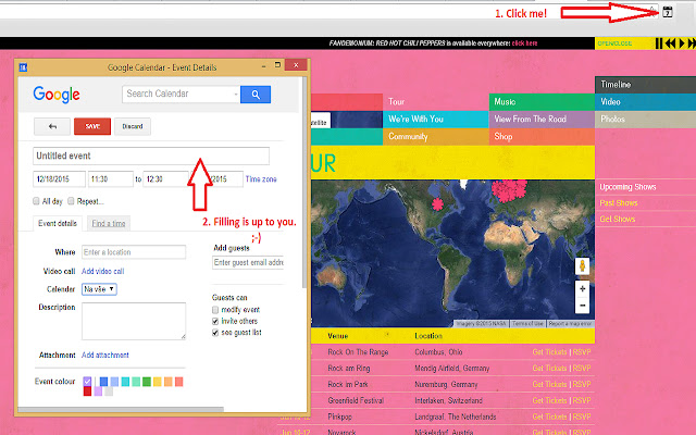 GCal Form from Chrome web store to be run with OffiDocs Chromium online GCal Form from Chrome web store to be run with OffiDocs Chromium online