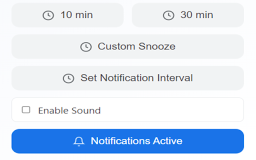 Gentle Time Reminder from Chrome web store to be run with OffiDocs Chromium online Gentle Time Reminder from Chrome web store to be run with OffiDocs Chromium online