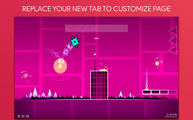 Geometry Dash Wallpaper HD Custom New Tab from Chrome web store to be run with OffiDocs Chromium online Geometry Dash Wallpaper HD Custom New Tab from Chrome web store to be run with OffiDocs Chromium online