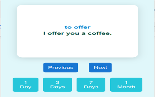 German Verbs Flashcards from Chrome web store to be run with OffiDocs Chromium online German Verbs Flashcards from Chrome web store to be run with OffiDocs Chromium online