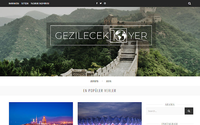 Gezilecek 10 Yer from Chrome web store to be run with OffiDocs Chromium online Gezilecek 10 Yer from Chrome web store to be run with OffiDocs Chromium online