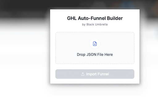 GHL Auto Funnel Builder from Chrome web store to be run with OffiDocs Chromium online GHL Auto Funnel Builder from Chrome web store to be run with OffiDocs Chromium online