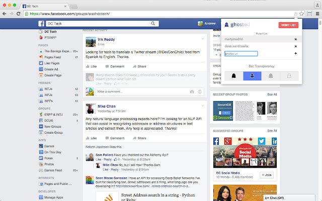 Ghosted: Hide Annoying People on Facebook from Chrome web store to be run with OffiDocs Chromium online Ghosted: Hide Annoying People on Facebook from Chrome web store to be run with OffiDocs Chromium online