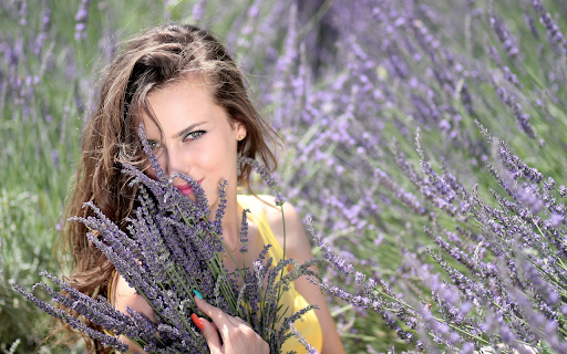 Girl and lavender from Chrome web store to be run with OffiDocs Chromium online Girl and lavender from Chrome web store to be run with OffiDocs Chromium online