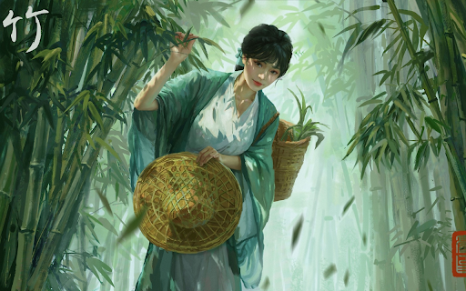 Girl in the bamboo forest from Chrome web store to be run with OffiDocs Chromium online Girl in the bamboo forest from Chrome web store to be run with OffiDocs Chromium online