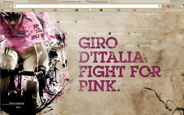 Giro DItalia Theme from Chrome web store to be run with OffiDocs Chromium online Giro DItalia Theme from Chrome web store to be run with OffiDocs Chromium online