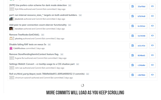 Github Endless Scroll from Chrome web store to be run with OffiDocs Chromium online Github Endless Scroll from Chrome web store to be run with OffiDocs Chromium online
