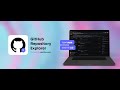 GitHub Repository Explorer from Chrome web store to be run with OffiDocs Chromium online GitHub Repository Explorer from Chrome web store to be run with OffiDocs Chromium online