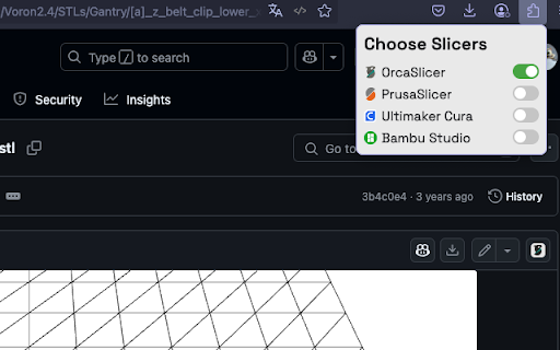 Github to slicer from Chrome web store to be run with OffiDocs Chromium online Github to slicer from Chrome web store to be run with OffiDocs Chromium online