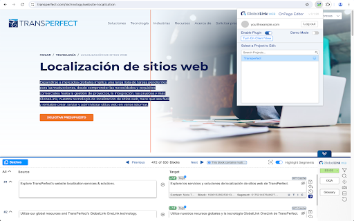 GlobalLink WEB OnPage Editor from Chrome web store to be run with OffiDocs Chromium online GlobalLink WEB OnPage Editor from Chrome web store to be run with OffiDocs Chromium online