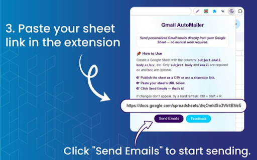 Gmail AutoMailer from Chrome web store to be run with OffiDocs Chromium online Gmail AutoMailer from Chrome web store to be run with OffiDocs Chromium online