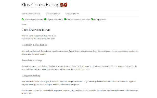 Goed Klusgereedschap Website from Chrome web store to be run with OffiDocs Chromium online Goed Klusgereedschap Website from Chrome web store to be run with OffiDocs Chromium online