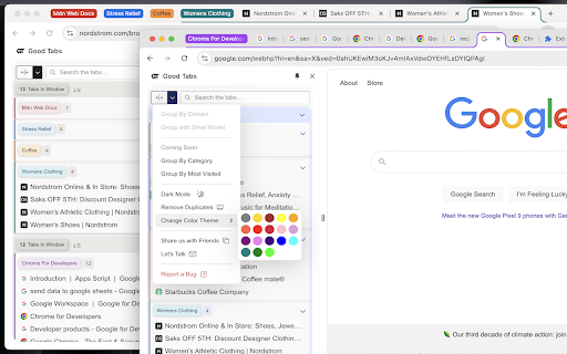GoodTabs from Chrome web store to be run with OffiDocs Chromium online GoodTabs from Chrome web store to be run with OffiDocs Chromium online