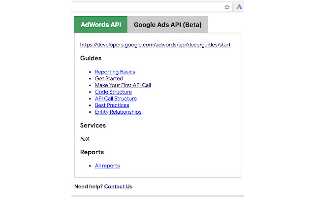 Google Ads API Web Navi from Chrome web store to be run with OffiDocs Chromium online Google Ads API Web Navi from Chrome web store to be run with OffiDocs Chromium online