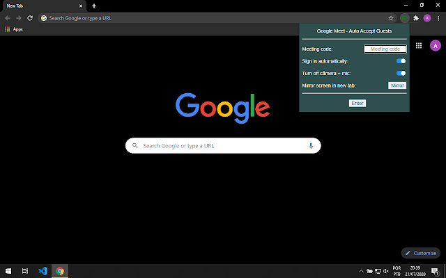 Google Meet Automatically Accept Guests from Chrome web store to be run with OffiDocs Chromium online Google Meet Automatically Accept Guests from Chrome web store to be run with OffiDocs Chromium online
