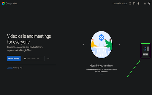 Google Meet Favorites 1759 from Chrome web store to be run with OffiDocs Chromium online Google Meet Favorites 1759 from Chrome web store to be run with OffiDocs Chromium online