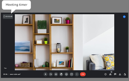 Google Meet Timer from Chrome web store to be run with OffiDocs Chromium online Google Meet Timer from Chrome web store to be run with OffiDocs Chromium online