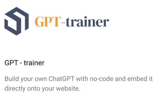 GPT trainer AI Chatbot over Your Own Data from Chrome web store to be run with OffiDocs Chromium online GPT trainer AI Chatbot over Your Own Data from Chrome web store to be run with OffiDocs Chromium online
