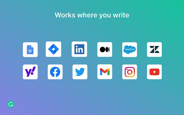 Grammarly: Grammar Checker and Writing App from Chrome web store to be run with OffiDocs Chromium online Grammarly: Grammar Checker and Writing App from Chrome web store to be run with OffiDocs Chromium online