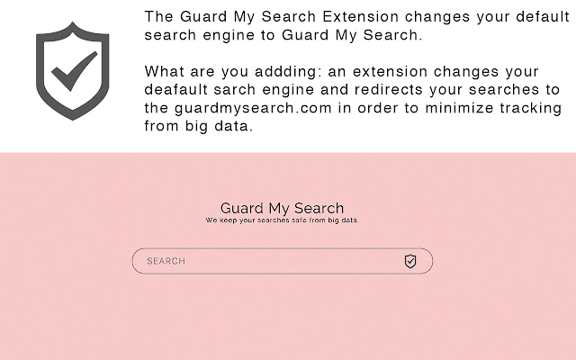 Guard My Search from Chrome web store to be run with OffiDocs Chromium online Guard My Search from Chrome web store to be run with OffiDocs Chromium online