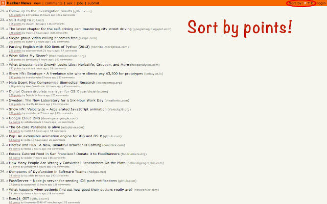 Hacker News Sorted from Chrome web store to be run with OffiDocs Chromium online Hacker News Sorted from Chrome web store to be run with OffiDocs Chromium online