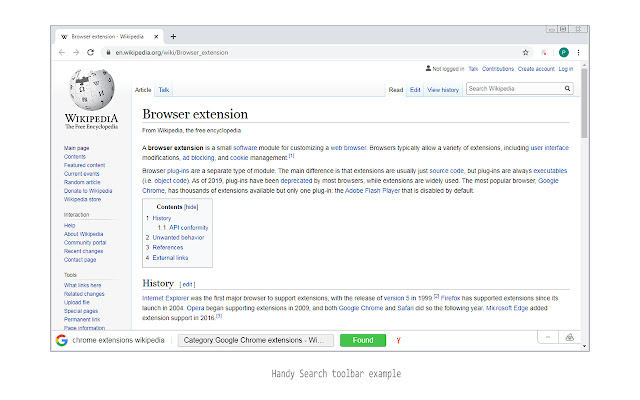 Handy Search from Chrome web store to be run with OffiDocs Chromium online Handy Search from Chrome web store to be run with OffiDocs Chromium online