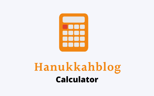 hanukkahblog Calculator from Chrome web store to be run with OffiDocs Chromium online hanukkahblog Calculator from Chrome web store to be run with OffiDocs Chromium online
