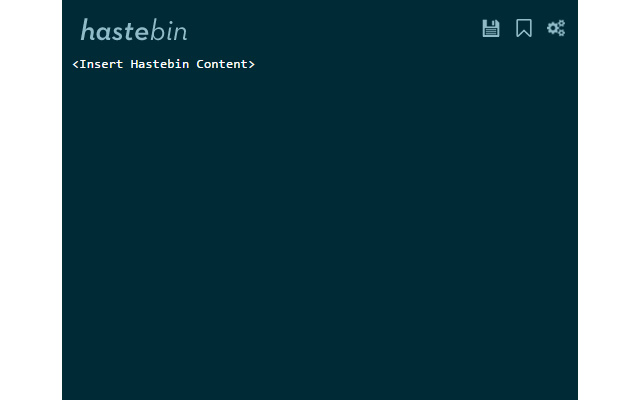 Hastebin from Chrome web store to be run with OffiDocs Chromium online Hastebin from Chrome web store to be run with OffiDocs Chromium online