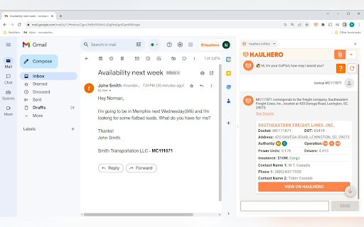 HaulHero CoPilot from Chrome web store to be run with OffiDocs Chromium online HaulHero CoPilot from Chrome web store to be run with OffiDocs Chromium online