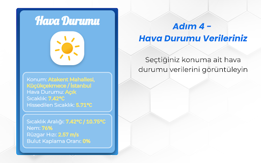 Hava Durumu – Anlık, Hızlı Detaylı from Chrome web store to be run with OffiDocs Chromium online Hava Durumu – Anlık, Hızlı Detaylı from Chrome web store to be run with OffiDocs Chromium online