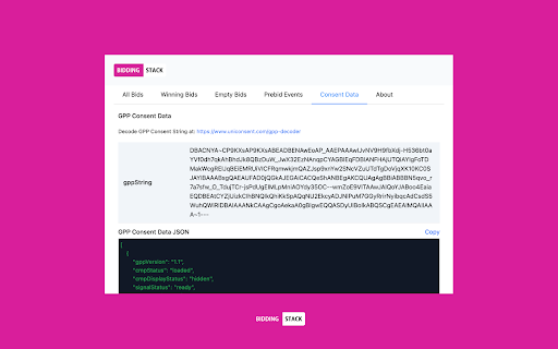Header Bidding Inspector by BiddingStack from Chrome web store to be run with OffiDocs Chromium online Header Bidding Inspector by BiddingStack from Chrome web store to be run with OffiDocs Chromium online