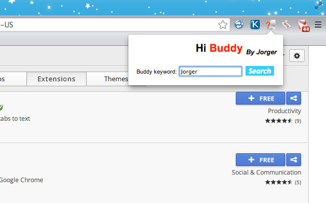 Hi Buddy from Chrome web store to be run with OffiDocs Chromium online Hi Buddy from Chrome web store to be run with OffiDocs Chromium online