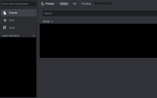 Hide Blocked section on Discord from Chrome web store to be run with OffiDocs Chromium online Hide Blocked section on Discord from Chrome web store to be run with OffiDocs Chromium online