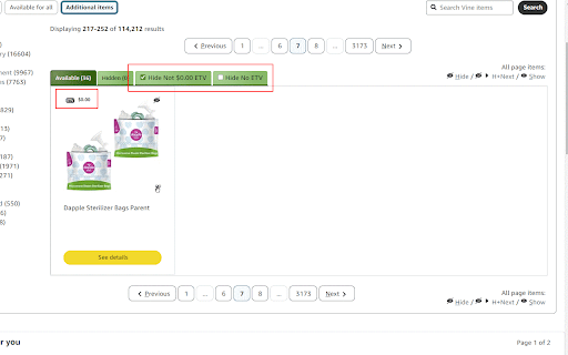 Hide not ETV zero from Chrome web store to be run with OffiDocs Chromium online Hide not ETV zero from Chrome web store to be run with OffiDocs Chromium online