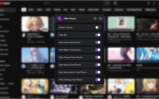 Hide Shorts for YouTube from Chrome web store to be run with OffiDocs Chromium online Hide Shorts for YouTube from Chrome web store to be run with OffiDocs Chromium online