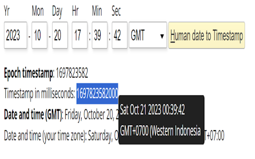 Highlight Timestamp Converter from Chrome web store to be run with OffiDocs Chromium online Highlight Timestamp Converter from Chrome web store to be run with OffiDocs Chromium online