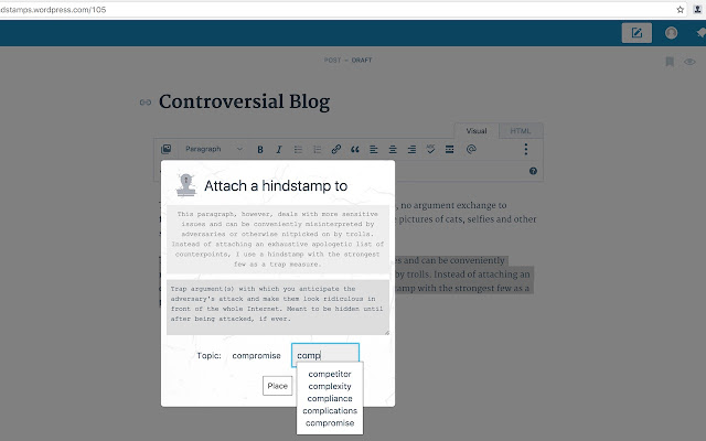 Hindstamps for Blogs from Chrome web store to be run with OffiDocs Chromium online Hindstamps for Blogs from Chrome web store to be run with OffiDocs Chromium online