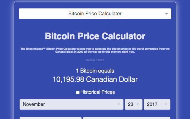 Historical Bitcoin Price Calculator from Chrome web store to be run with OffiDocs Chromium online Historical Bitcoin Price Calculator from Chrome web store to be run with OffiDocs Chromium online