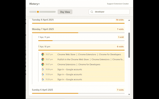 History+ from Chrome web store to be run with OffiDocs Chromium online History+ from Chrome web store to be run with OffiDocs Chromium online