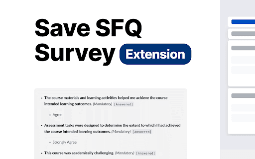 HKUST SFQ Extension from Chrome web store to be run with OffiDocs Chromium online HKUST SFQ Extension from Chrome web store to be run with OffiDocs Chromium online