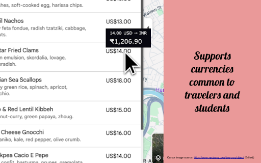 Hover Currency Converter from Chrome web store to be run with OffiDocs Chromium online Hover Currency Converter from Chrome web store to be run with OffiDocs Chromium online