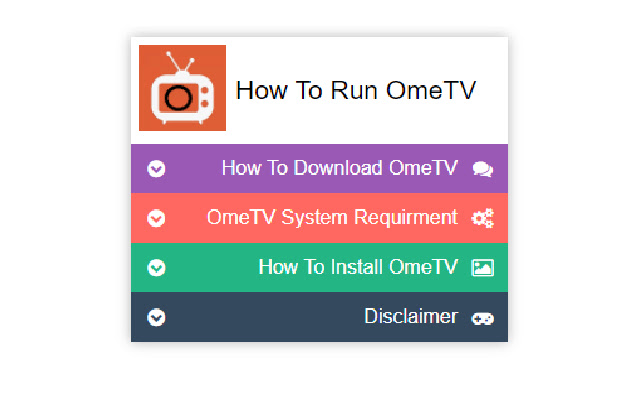 How To Run OmeTV on PC from Chrome web store to be run with OffiDocs Chromium online How To Run OmeTV on PC from Chrome web store to be run with OffiDocs Chromium online
