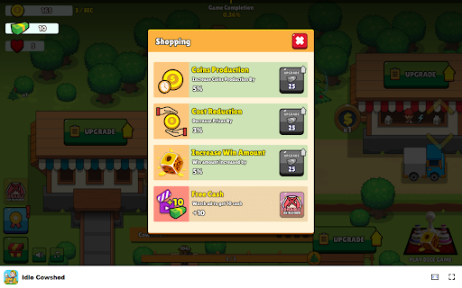 Idle Cowshed Game Build your cow farming empire from a single cowshed! from Chrome web store to be run with OffiDocs Chromium online Idle Cowshed Game Build your cow farming empire from a single cowshed! from Chrome web store to be run with OffiDocs Chromium online