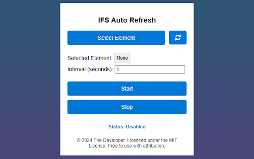 IFS Auto Refresh from Chrome web store to be run with OffiDocs Chromium online IFS Auto Refresh from Chrome web store to be run with OffiDocs Chromium online