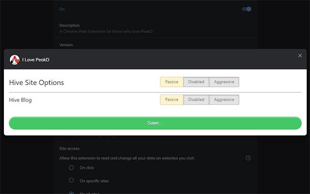 I Love PeakD from Chrome web store to be run with OffiDocs Chromium online I Love PeakD from Chrome web store to be run with OffiDocs Chromium online