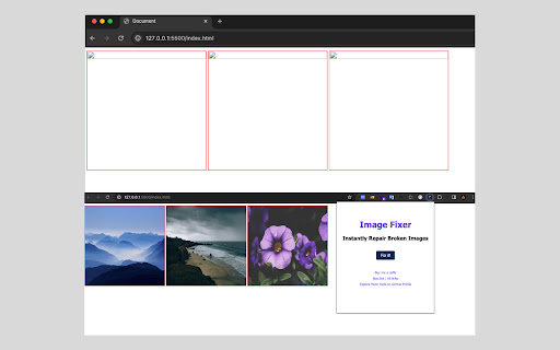 Image Fixer Instantly Repair Broken Images from Chrome web store to be run with OffiDocs Chromium online Image Fixer Instantly Repair Broken Images from Chrome web store to be run with OffiDocs Chromium online