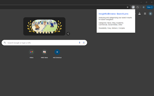 InsightfulBrowse: SearchLens from Chrome web store to be run with OffiDocs Chromium online InsightfulBrowse: SearchLens from Chrome web store to be run with OffiDocs Chromium online