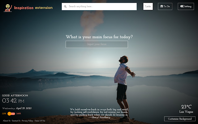 Inspiration Extension from Chrome web store to be run with OffiDocs Chromium online Inspiration Extension from Chrome web store to be run with OffiDocs Chromium online