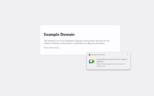 Instant Google Meet from Chrome web store to be run with OffiDocs Chromium online Instant Google Meet from Chrome web store to be run with OffiDocs Chromium online
