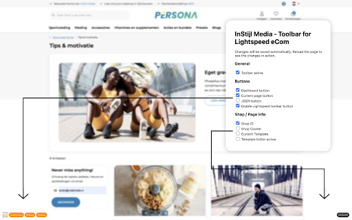 InStijl Media Lightspeed Toolbar from Chrome web store to be run with OffiDocs Chromium online InStijl Media Lightspeed Toolbar from Chrome web store to be run with OffiDocs Chromium online